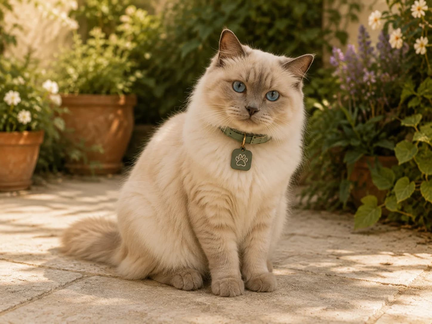A Ragdoll cat’s Pawchini profile photo